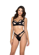 Bondage Stripe 2 Piece Set - Sophisticated Stature