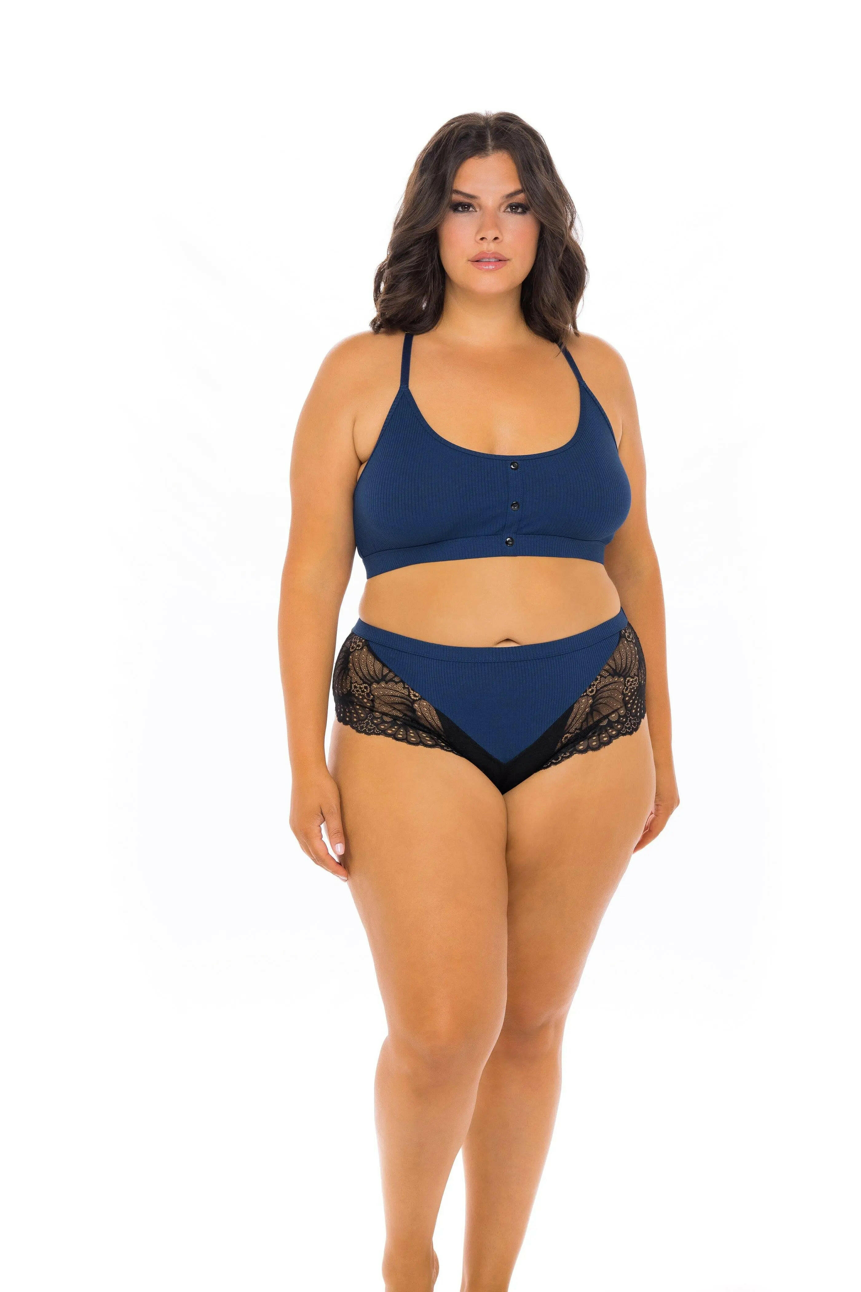 Claribel Bralette & Boyshort Set - Sophisticated Stature