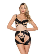 Ebony Rose 3-Piece Chaps Set Roma Confidential