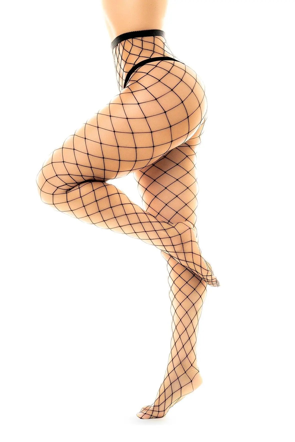 Fence Net Pantyhose - Sophisticated Stature