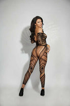 Geo Pattern Bodystocking Seven 'Til Midnight