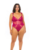 Harper Floral Lace Teddy - Sophisticated Stature