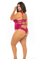 Harper Floral Lace Teddy - Sophisticated Stature