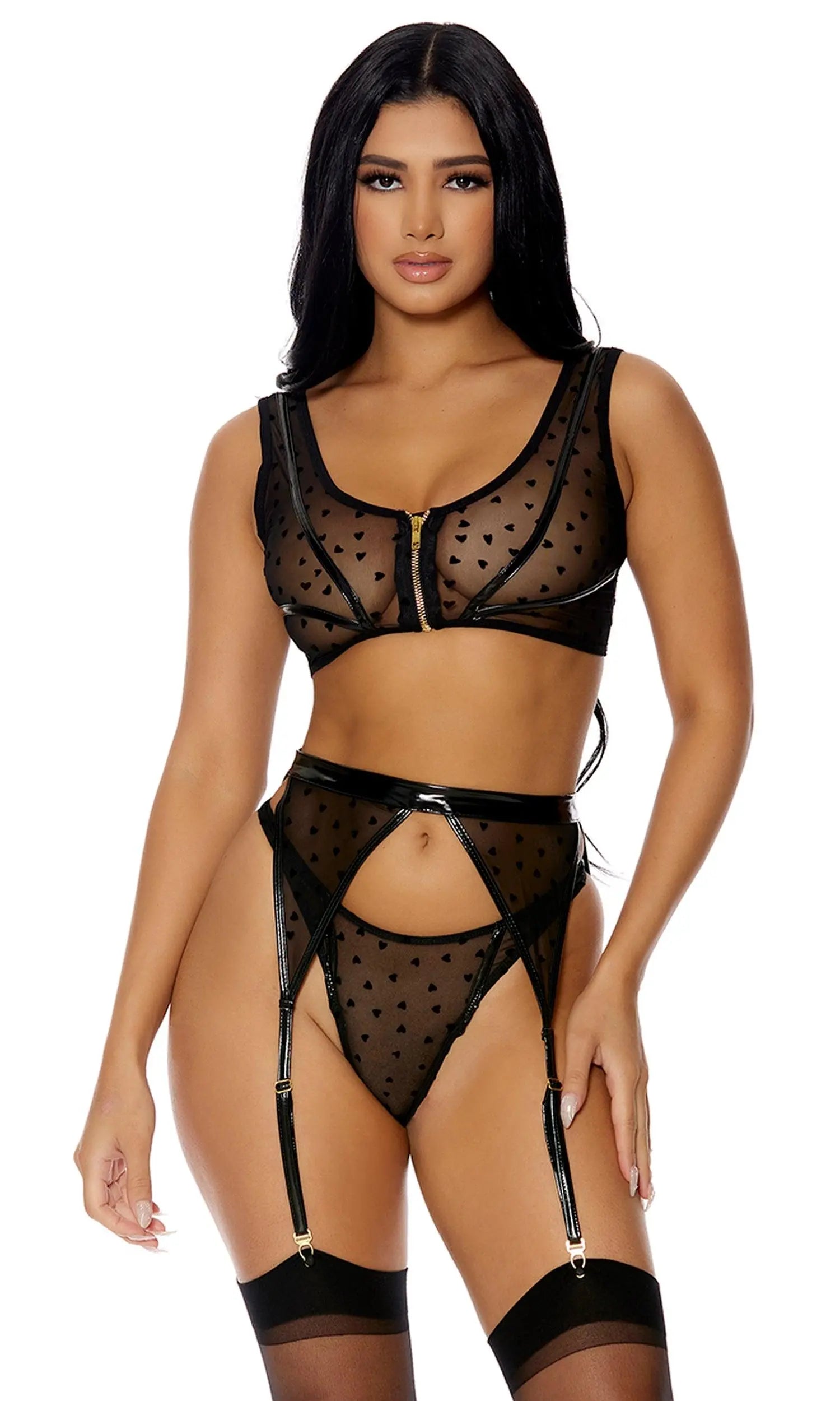 Heart To Catch Lingerie Set - Sophisticated Stature