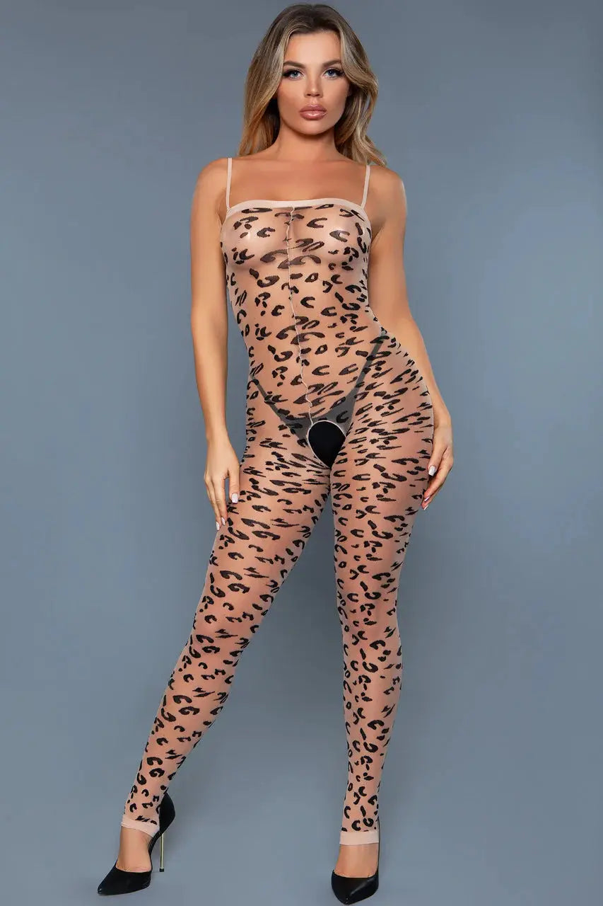 Luscious Leopard Bodystocking BeWicked