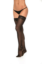 Mesh Thigh Highs - Sophisticated Stature