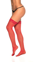 Mesh Thigh Highs - Sophisticated Stature