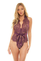 Naomi Eyelash Lace Teddy - Sophisticated Stature