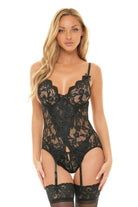 Sara Scalloped Lace Bustier - Sophisticated Stature