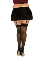 Sheer Thigh High Stockings - Sophisticated Stature