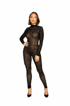 Velvet Leopard Bodysuit - Sophisticated Stature